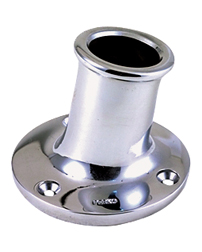 Upright Flag Pole Socket - 13° Angled Stern